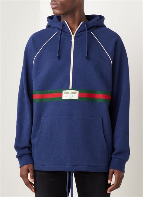 heren hoodie met rits gucci|gucci hoodie sale.